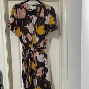 Trovata Birds of Paradise Sundress with Flutter Sleeves